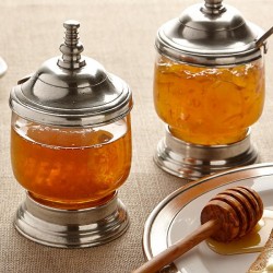 Francia Jam Pot (with spoon) - 13 см 