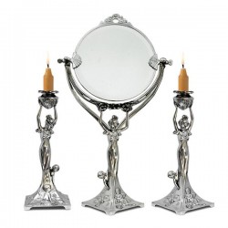 Art Nouveau-Style Donna Dressing Table Vanity Mirror - 50 см