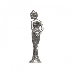 Art Nouveau-Style Lady Statuette Bell - 12 см