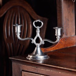 Tazio 2 Flame Candelabra - 17.5 см