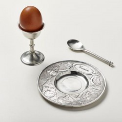 Evita Baby Egg Cup, Plate & Spoon - 9 см
