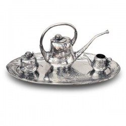 Art Nouveau-Style Pesce Tea Pot - 20.5 см  