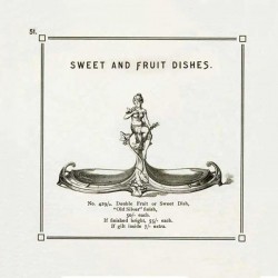 Art Nouveau-Style Donna Table Centrepiece - Woman & Bouquet  