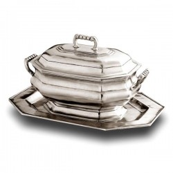 Arezzo Octagonal Tureen Set - 2.4 L  