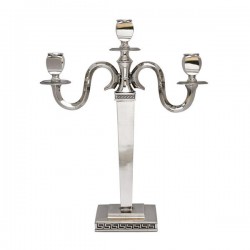Art Nouveau-Style 3 Flame Victorian Candelabra - Curved - 42 см