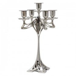 Art Nouveau-Style 5 Flame Eiffel Candelabra - 33 см