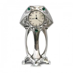 Art Nouveau-Style Art Deco Table Clock (White Face) - 20 см  
