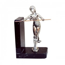 Art Nouveau-Style Donna Bookend (Woman & Rod) - 19.5 см  