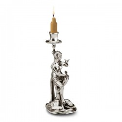 Art Nouveau-Style Donna Candlestick - Sitting Woman (left) - 24.5 см