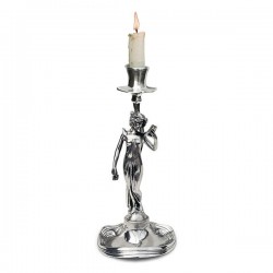 Art Nouveau-Style Donna Candlestick - Woman Reading - 25 см