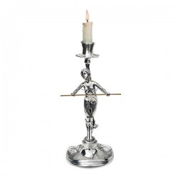 Art Nouveau-Style Donna Candlestick - Woman with Rod - 26.5 см