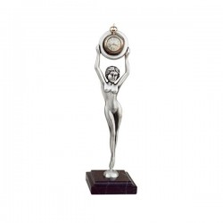 Art Nouveau-Style Donna Naked Lady Pocket Watch Stand - 26 см  