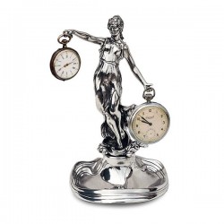 Art Nouveau-Style Donna Seated Lady Pocket Watch Stand - 19 см  