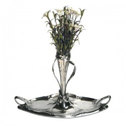 Art Nouveau-Style Fiori Flower Vase Centrepiece   & Glass