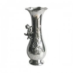 Art Nouveau-Style Fiori Iris & Cherub Flower Vase - 35 см