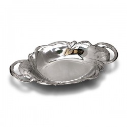 Art Nouveau-Style Fiori Oval Bowl - Flowers & Leaves - 40 см  