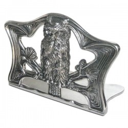 Art Nouveau-Style Gufo Bookend (Owl) - 16 см Width  