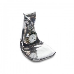 Art Nouveau-Style Gufo Owl Pocket Watch Stand - 11 см  /Wood
