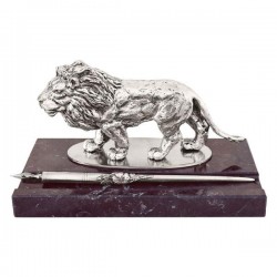 Art Nouveau-style Leone Lion Pen Holder - 19 x 10 см  