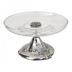 Art Nouveau-Style - Ninfea - Glass Footed Bowl - 22 см   & Glass
