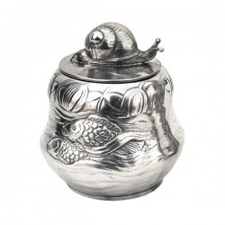 Art Nouveau-Style Pesce Sugar Pot - 9.5 см  