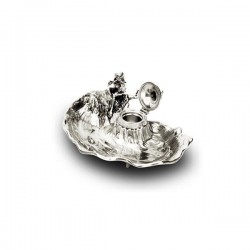 Art Nouveau-Style Rana Frog Inkwell - 23 см  