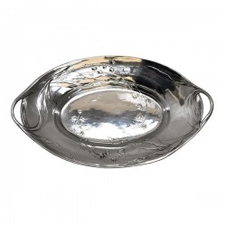 Art Nouveau-Style Fiori Oval Bowl - Lily of the Valley - 33 см  