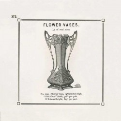 Art Nouveau-Style Secession Flower Vase - 35 см