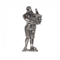 Art Nouveau-Style Combo Man Statuette Bell - 9 см