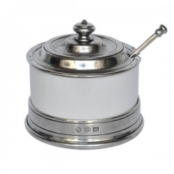 Convivio Jam Pot (with spoon) - White - 9.5 см