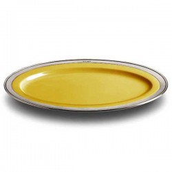 Convivio Oval Serving Platter - Gold - 57 x 38 cm