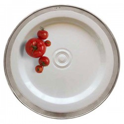 Convivio Round Serving Platter - White - 45 cm