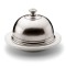 Convivio Round White Ceramic Butter Dome - 14 см