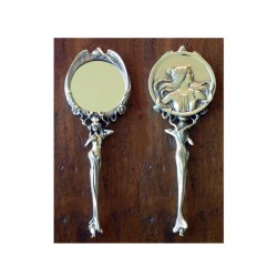 Art Nouveau-Style Ninfa Handbag Mirror - 21 см  