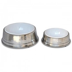 Convivio White Enamel Pet Bowl - 23 см