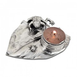 Art Nouveau-Style Rana Tea Light Holder - Crouching Frog - 13 см  