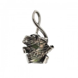 Art Nouveau-Style Treble Clef Bell - 9.5 см