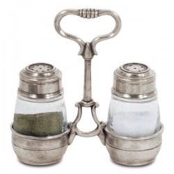 Osteria Salt & Pepper Set (with holder) - 13.5 см 