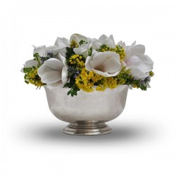 Revere Footed Bowl & Flower Insert - 21.5 см  