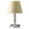 Severo Electric Lamp with Raw Silk Shade - 34 см