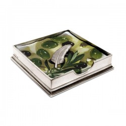 Sirmione Luncheon Napkin Box (with Feather Weight) - 19 x 19 см  