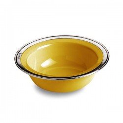 Тарелка для хлопьев Convivio, желтая, 20 см, 2 шт.