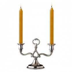 Tazio 2 Flame Candelabra - 17.5 см